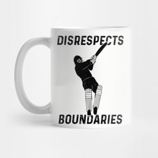 Cricket Batsman Disrespects Boundaries Cricket Fan Mug